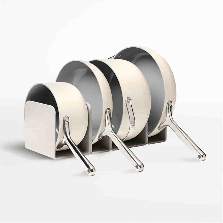 Greenergy Asia Home 4-Piece Cream Ceramic Non-Stick Cookware Set