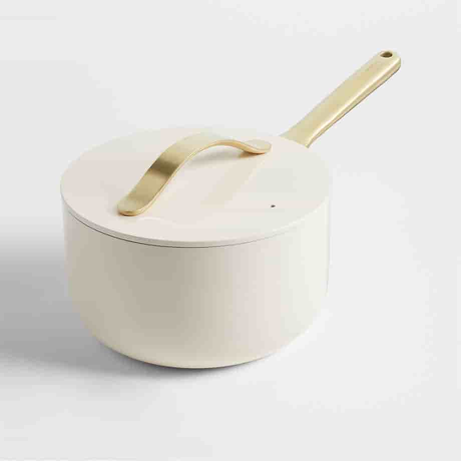Greenergy Asia Home Cream Supper Non-Stick Ceramic Sauce Pan
